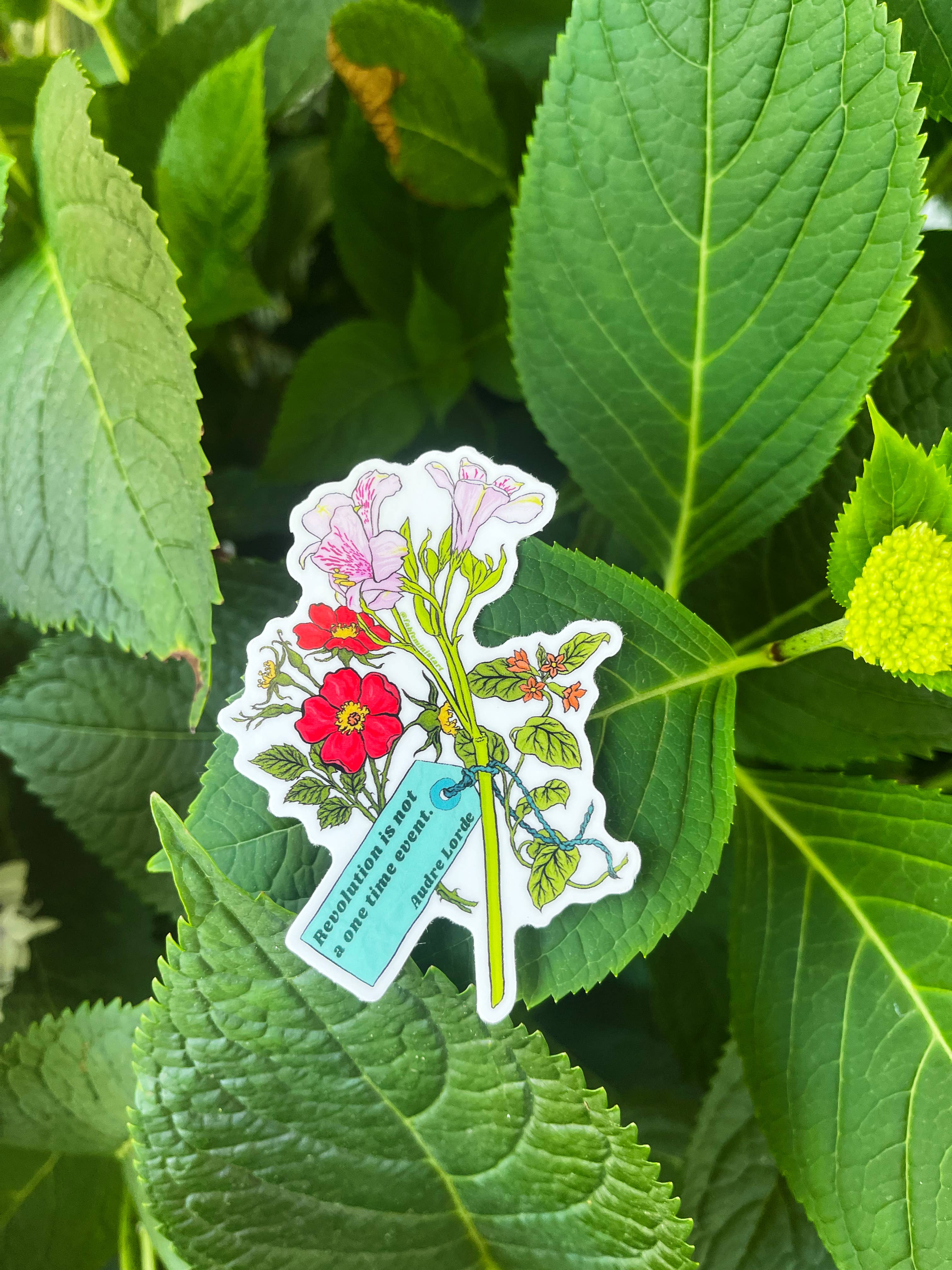 Revolution Is Not A One Time Event Sticker