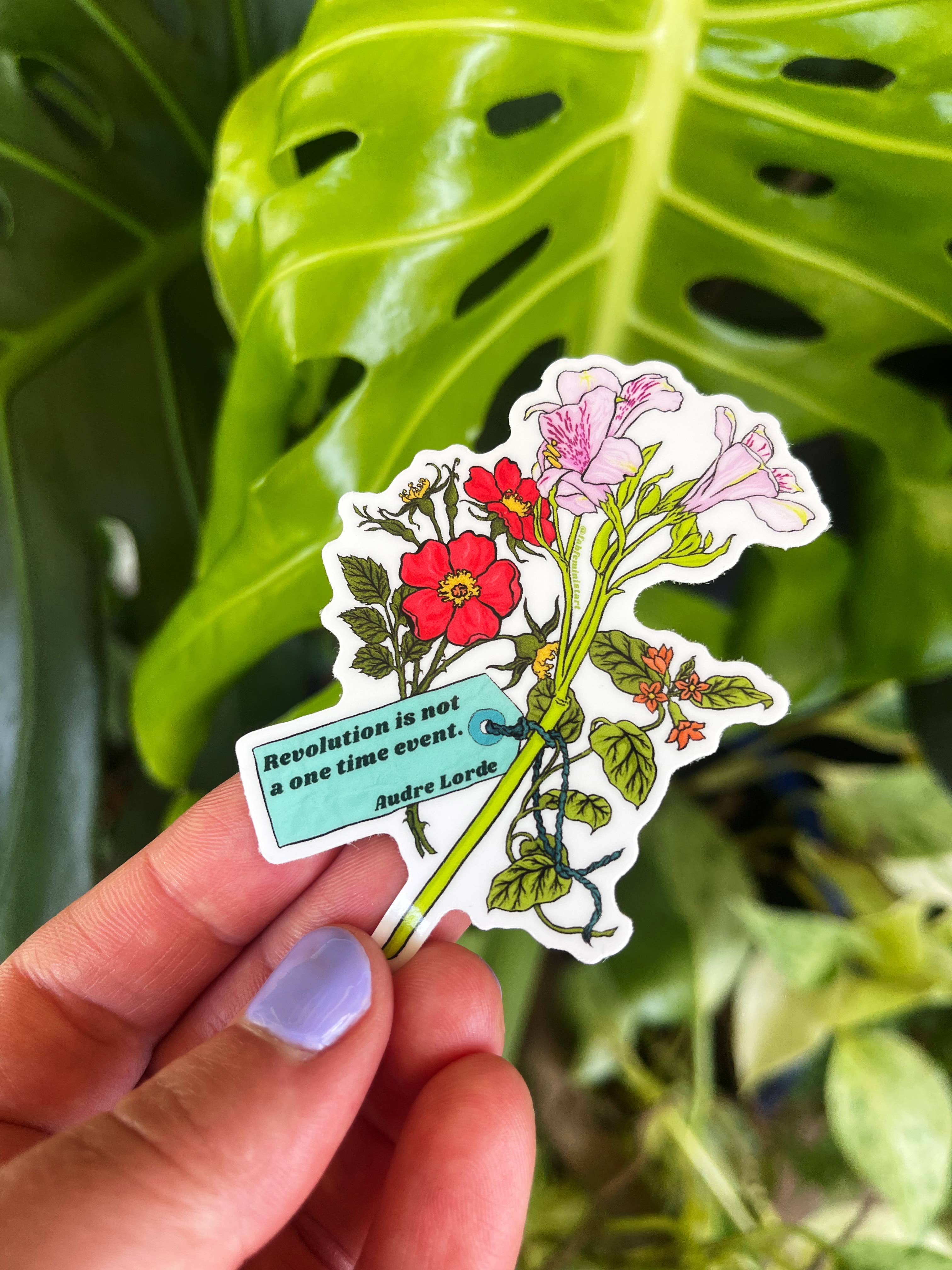 Revolution Is Not A One Time Event Sticker