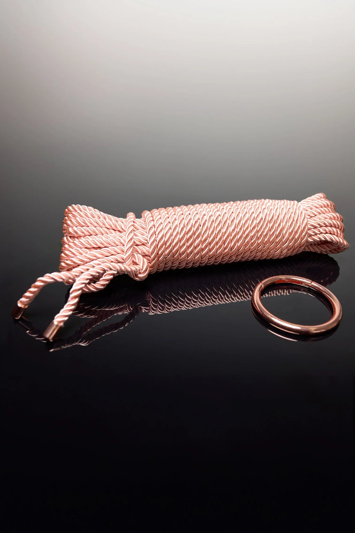 Fiery Elegance Bedroom Rope in Rose Gold Pink