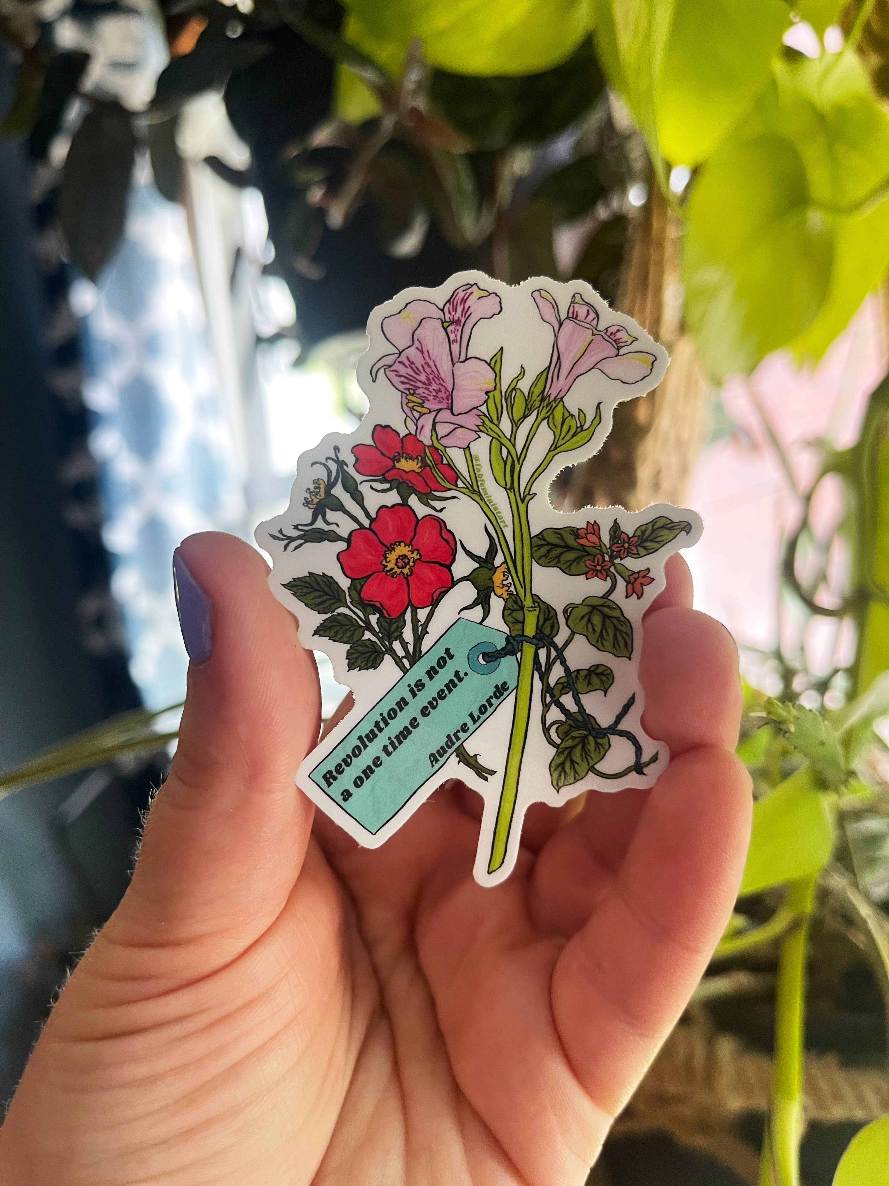 Revolution Is Not A One Time Event Sticker