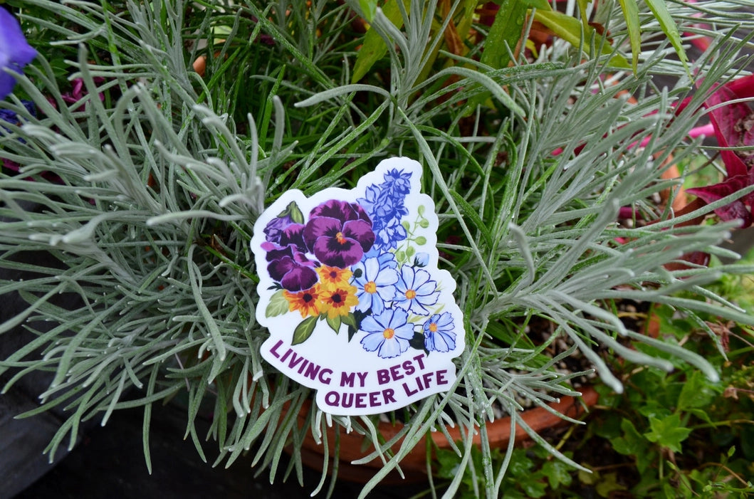 Living My Best Queer Life Sticker