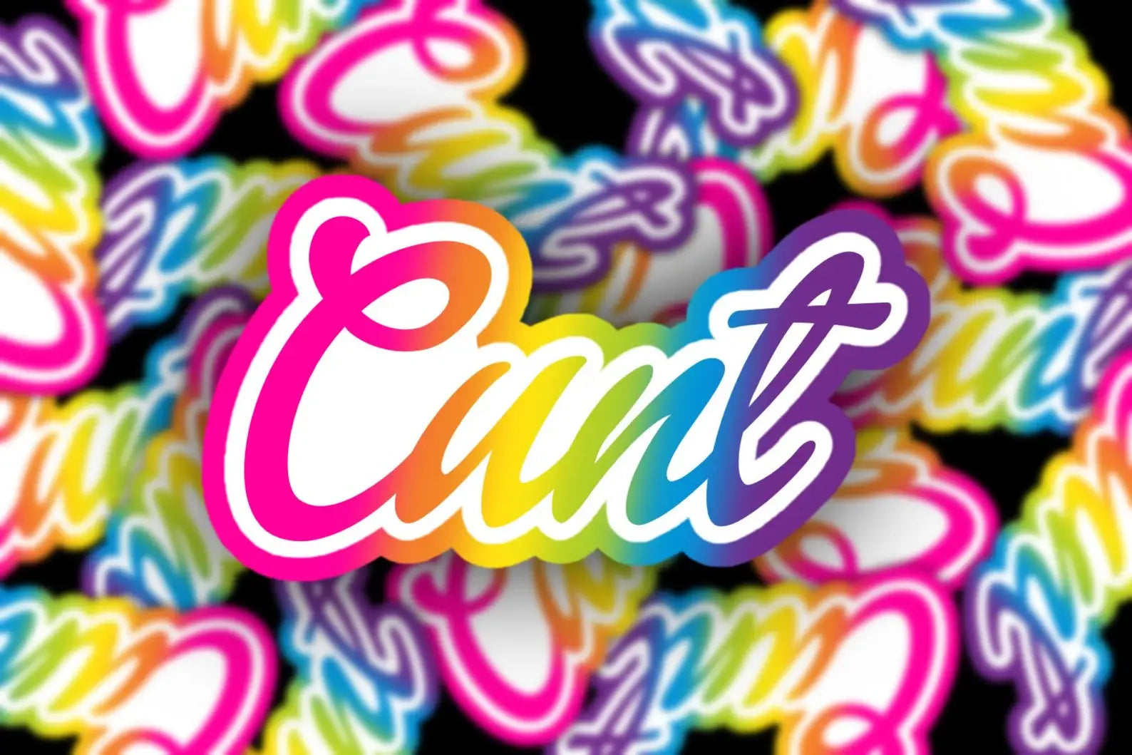 Cunt but Make It y2k Sticker