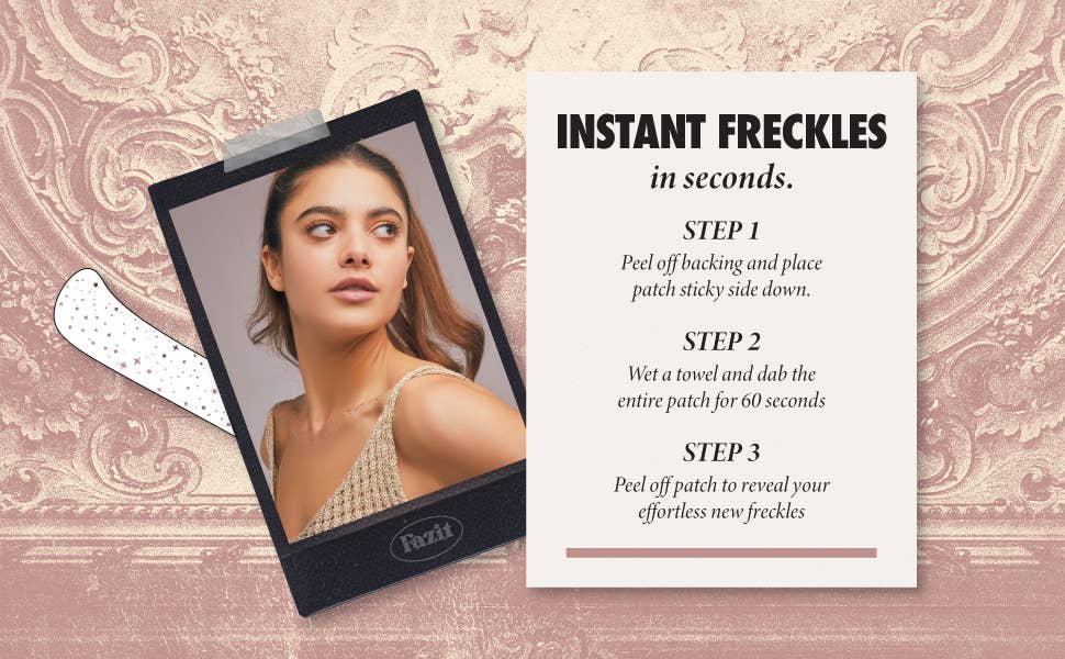 Fazit Decolletage Glitter Makeup in Rose Gold Speckles