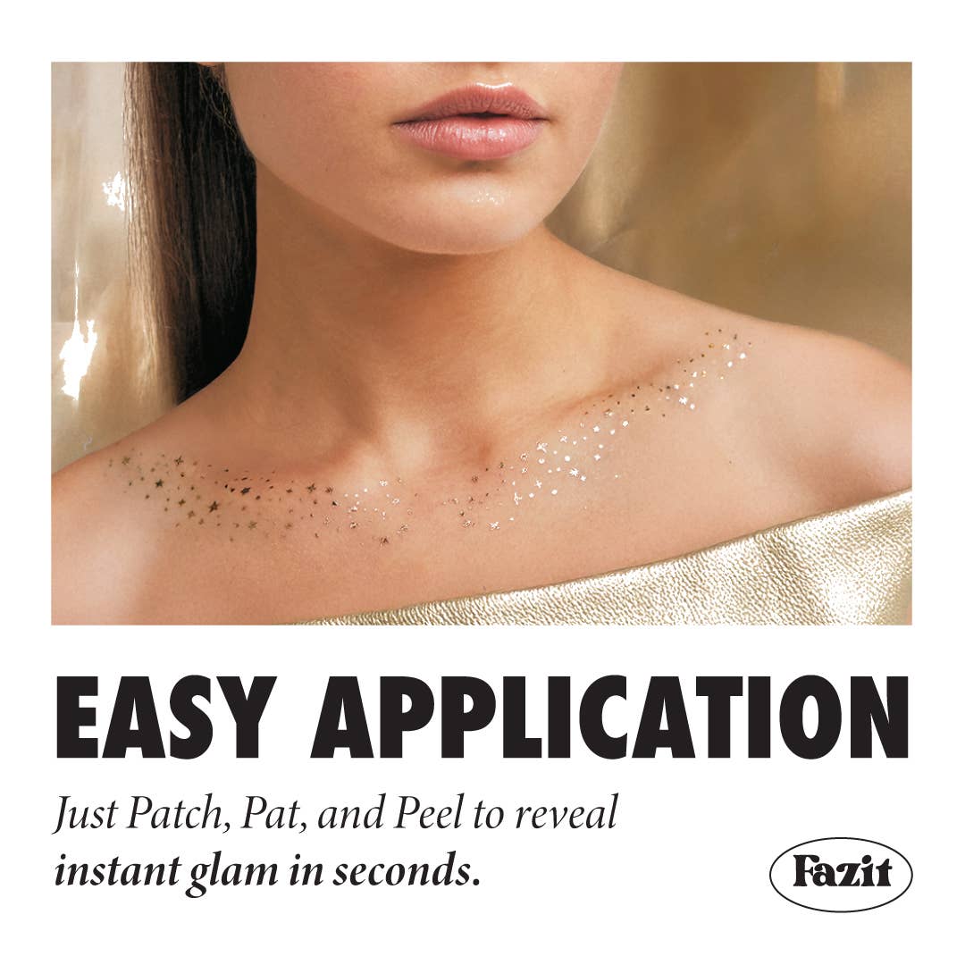Fazit Decolletage Glitter Makeup in Gold Speckles