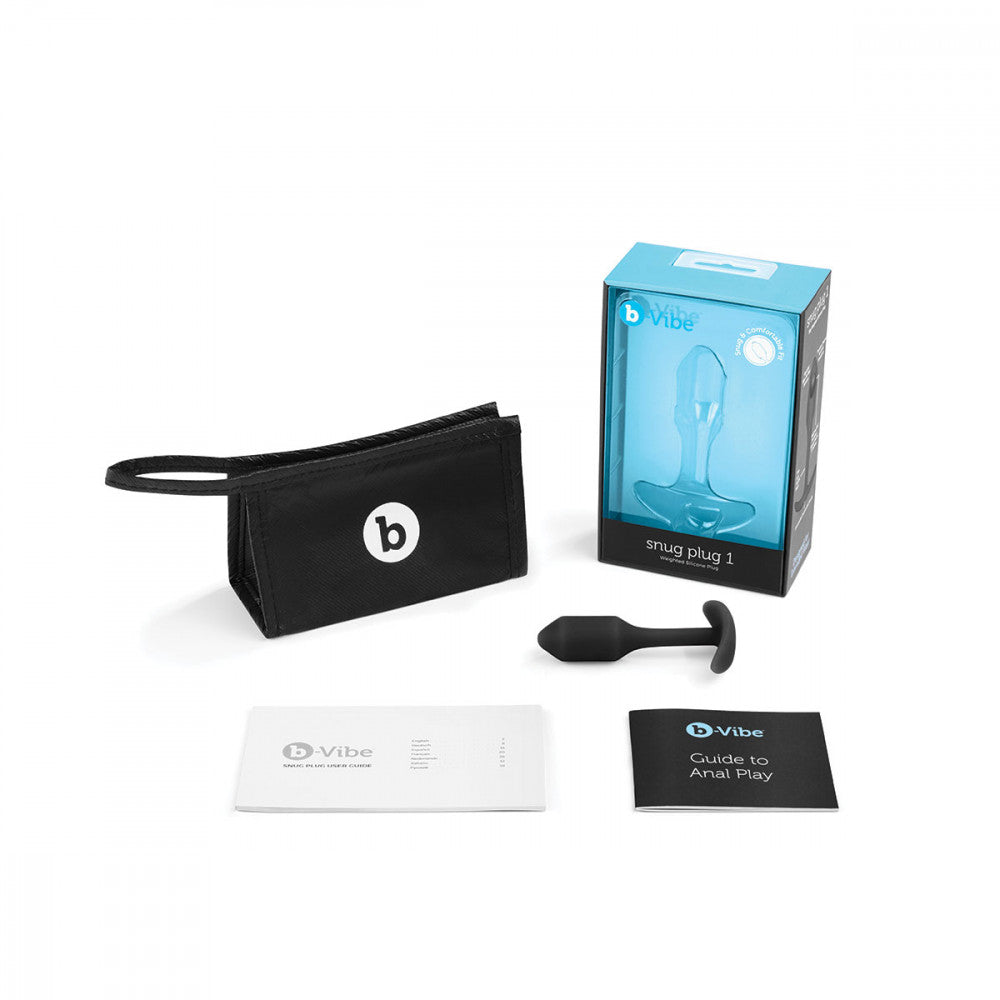 B-Vibe Snug Plug 1 Small Weighted Plug