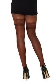 All Laced Up Sheer Lace Top Thigh Highs