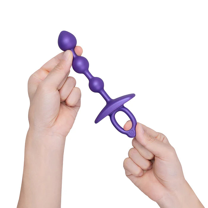 B-Vibe Butties Zip Anal Beads