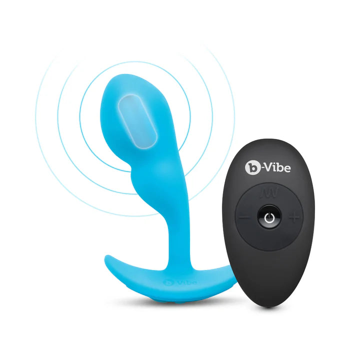 B-Vibe Vibrating P-Spot Snug Plug Small