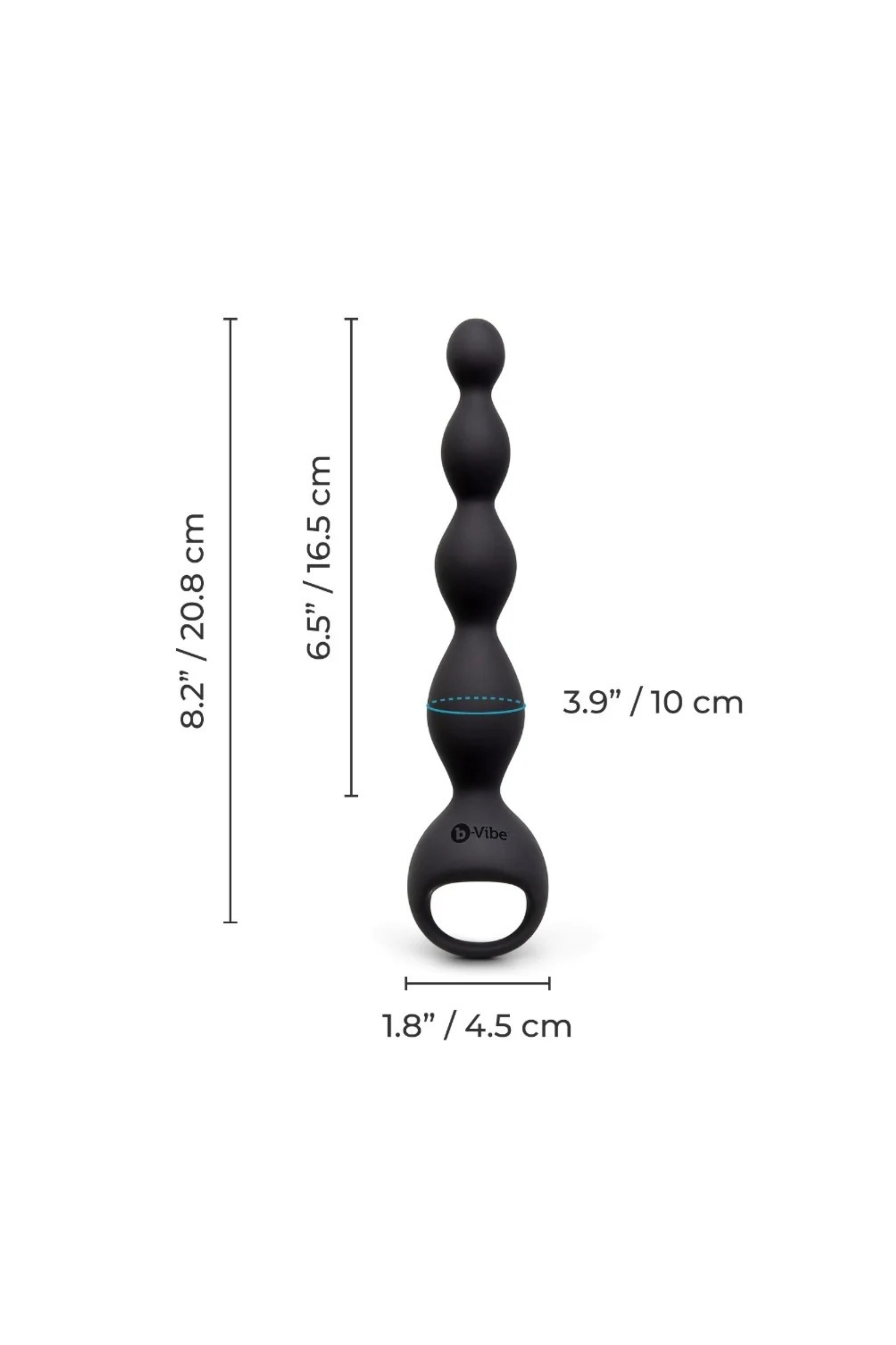 B-Vibe Earth Rumbling Vibrating Anal Beads