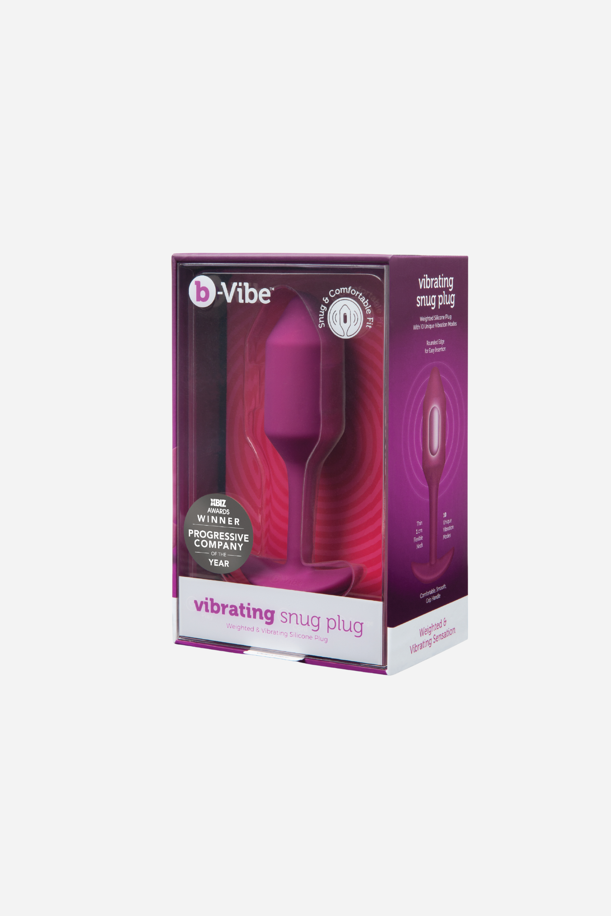 B-Vibe Vibrating Snug Plug 2 Medium