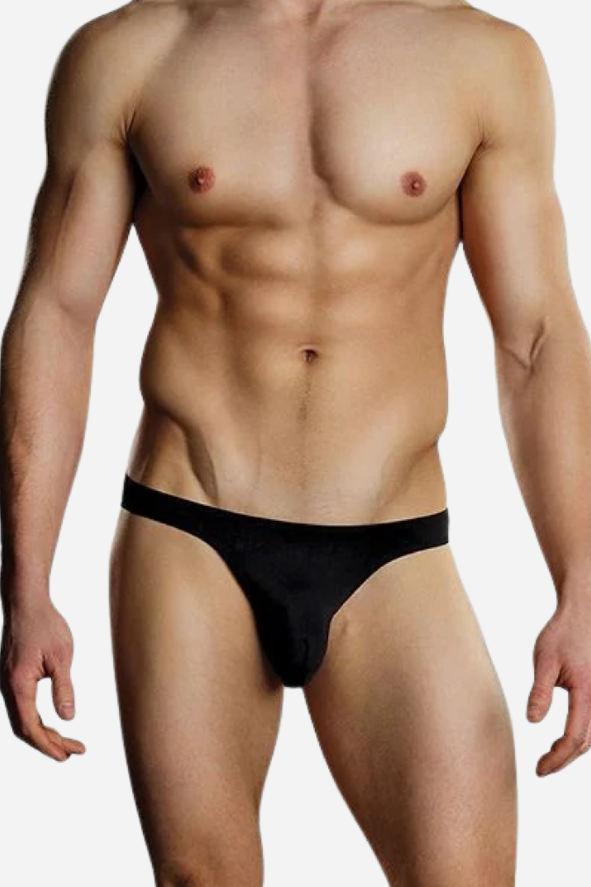 Bing Bong Pouch Thong in Black