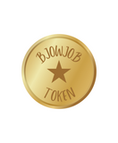 Blow Job Sexy Time Token in Gold