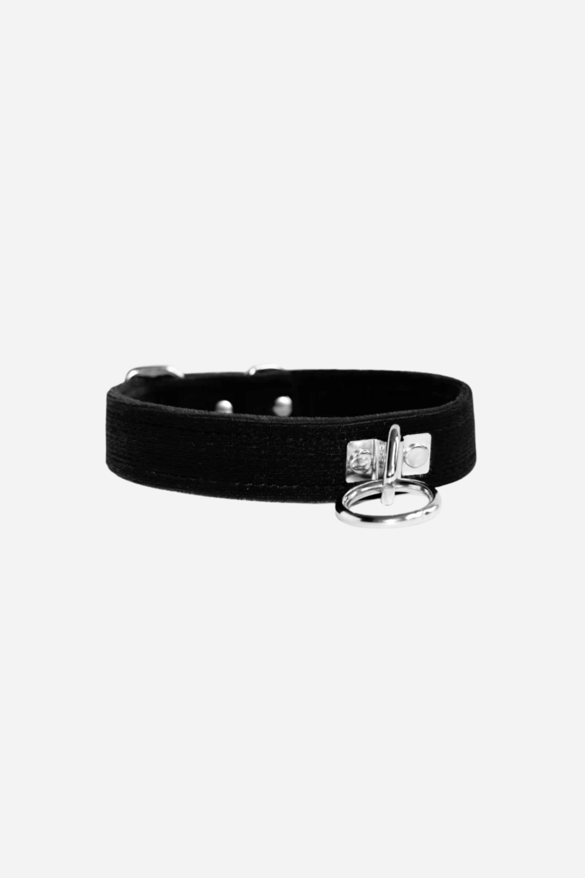 Caress Velvet Collar in Black