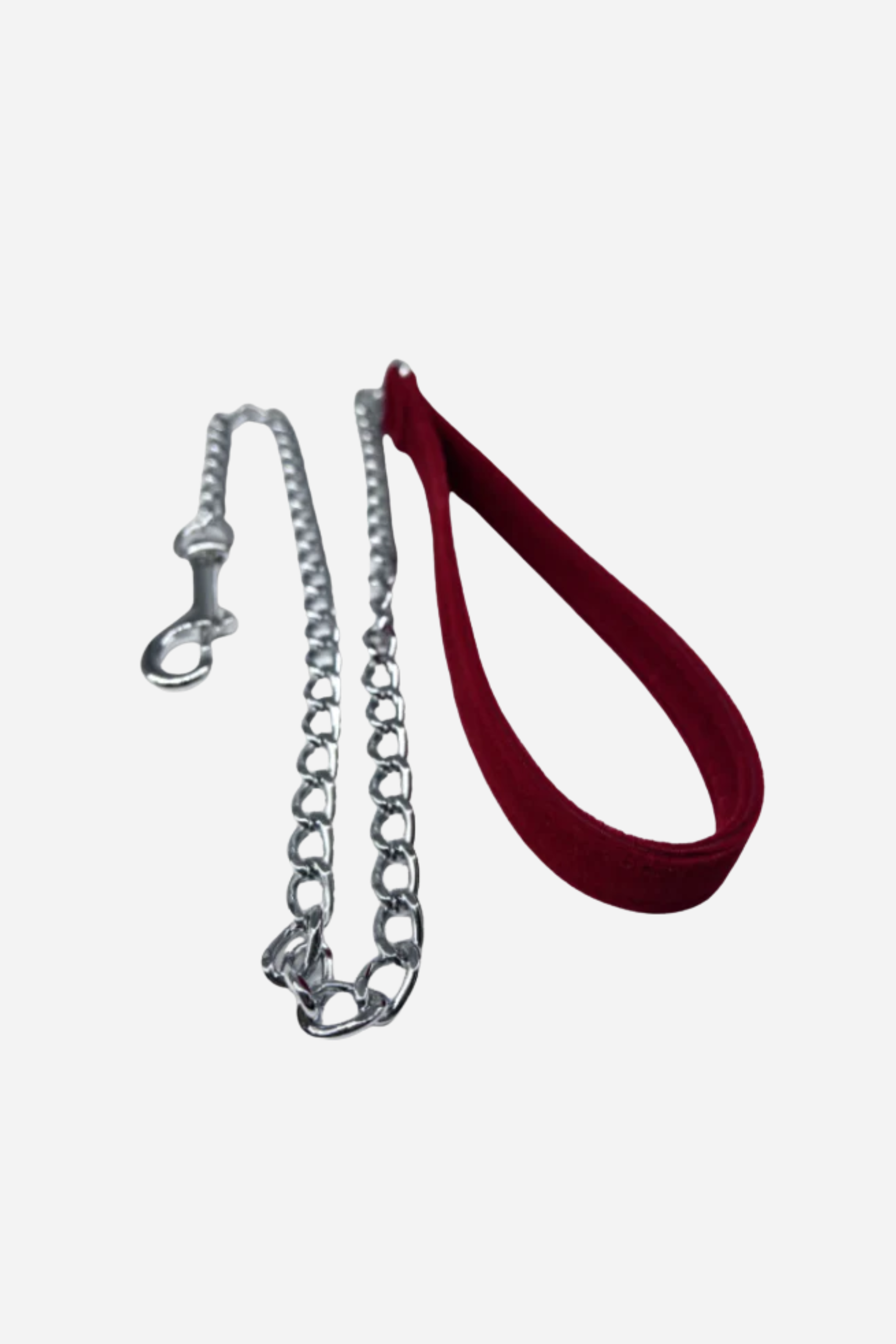 Caress Velvet Leash in Burgundy