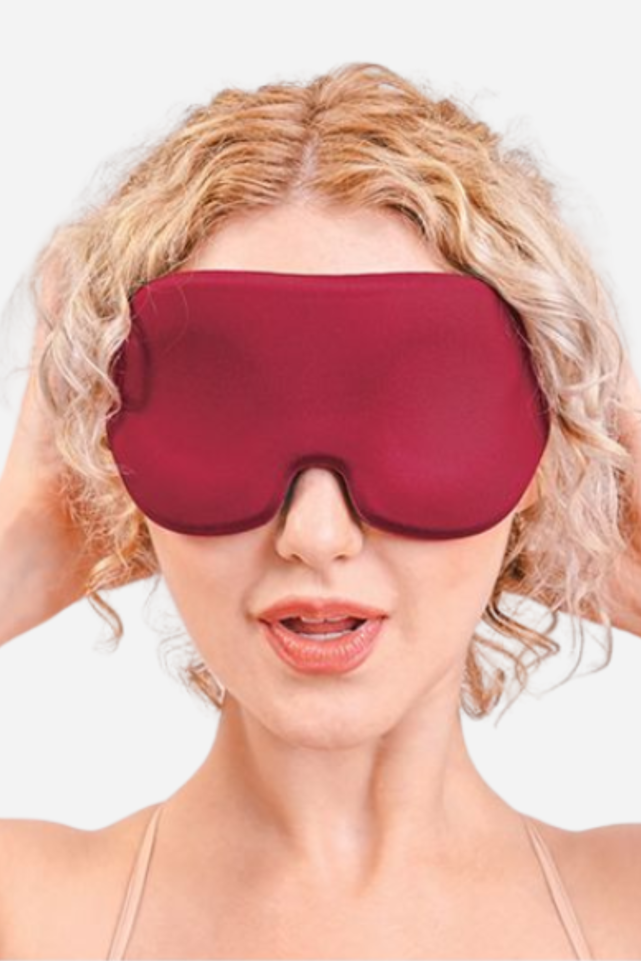 Crimson Spice Saffron Memory Foam Blindfold