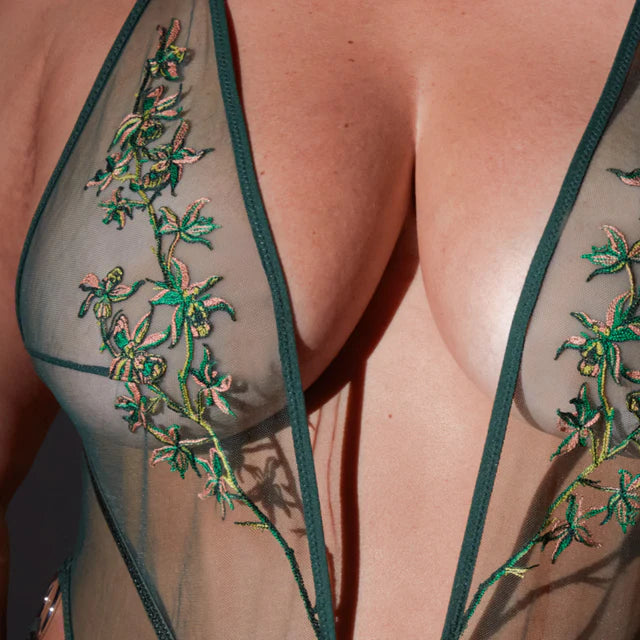 .Cyrene Queen of Strength Plunge Bodysuit