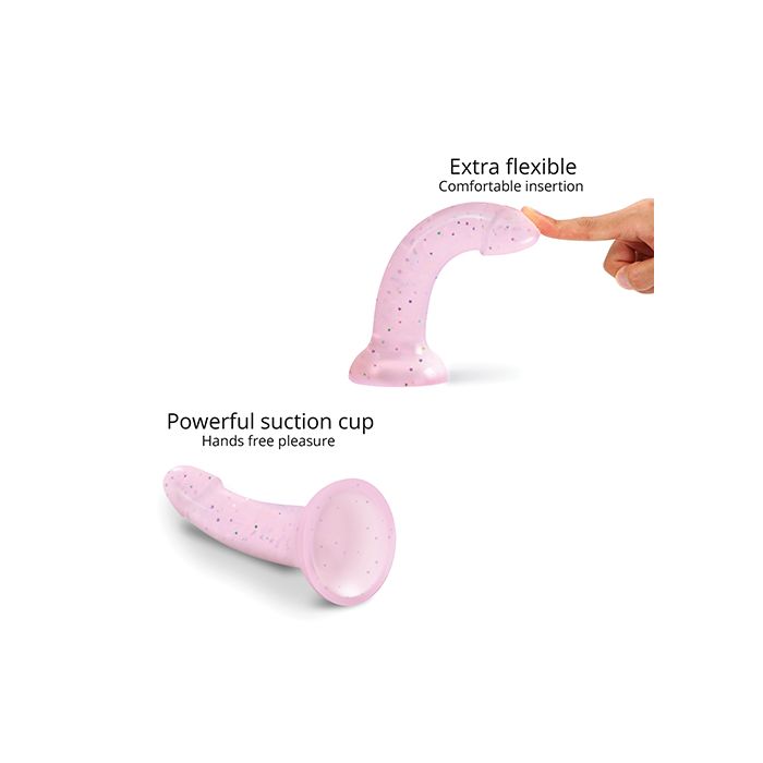 .Dildolls Confetti Silicone Dildo in Starlight Pink