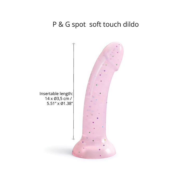 .Dildolls Confetti Silicone Dildo in Starlight Pink