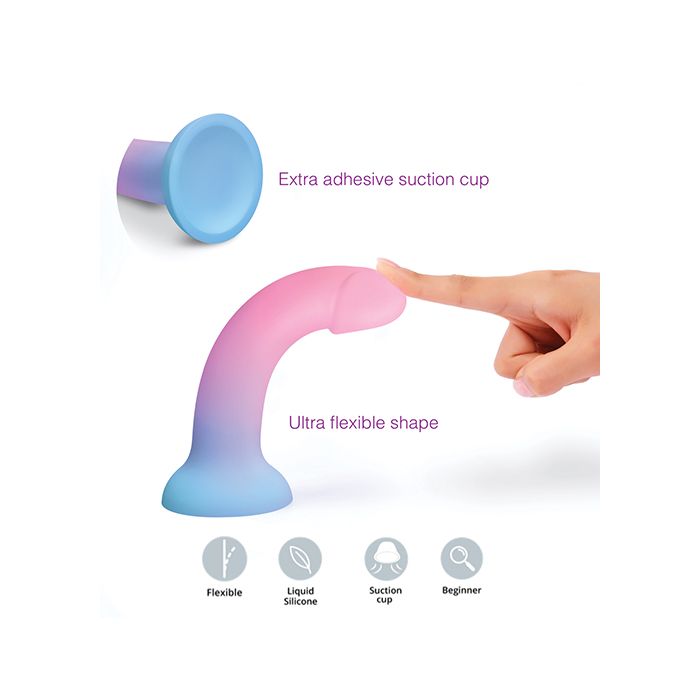 Dildolls Utopia Silicone Dildo in Bi Ombre