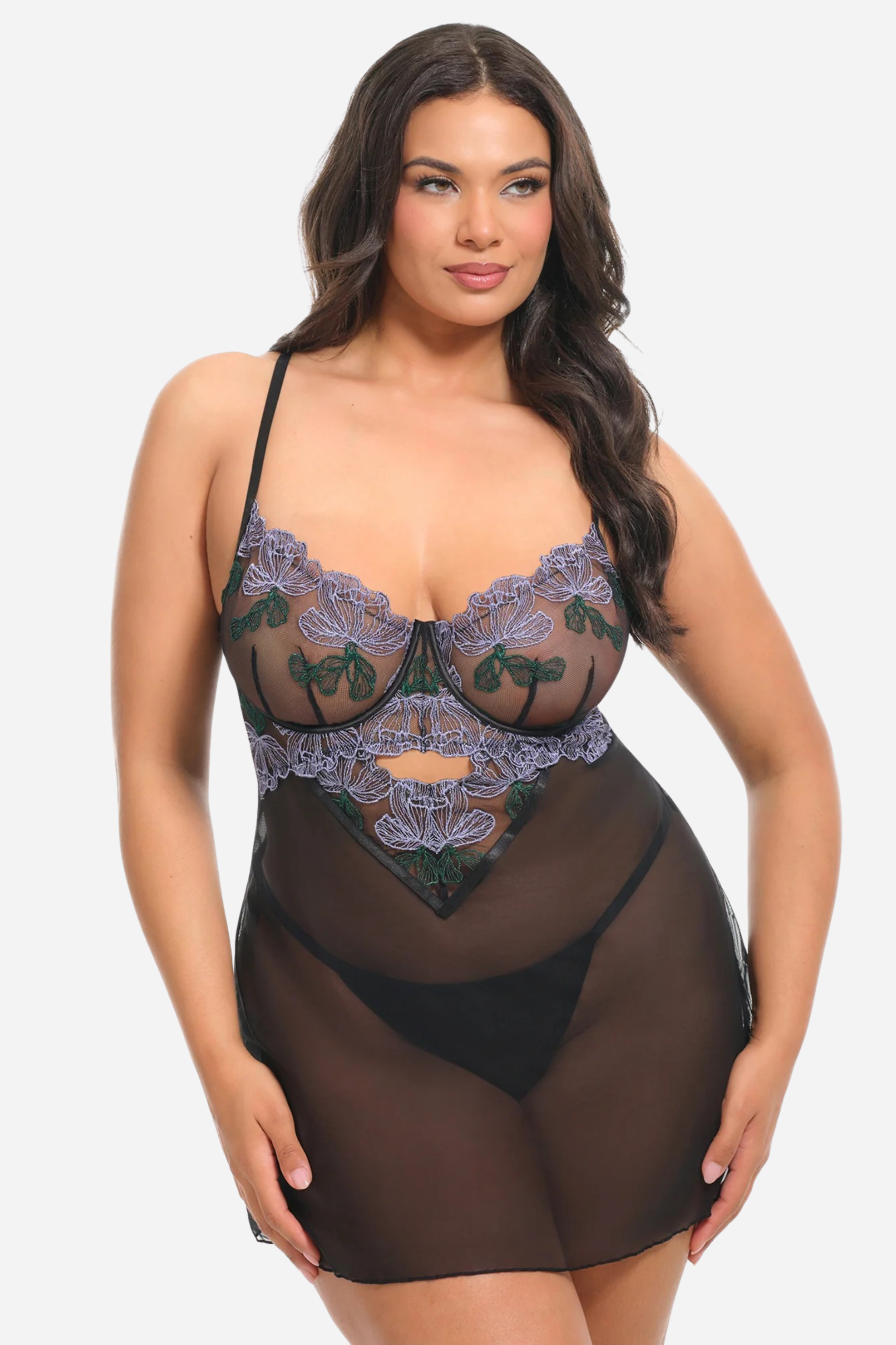 Dream A Little Higher Embroidered Babydoll