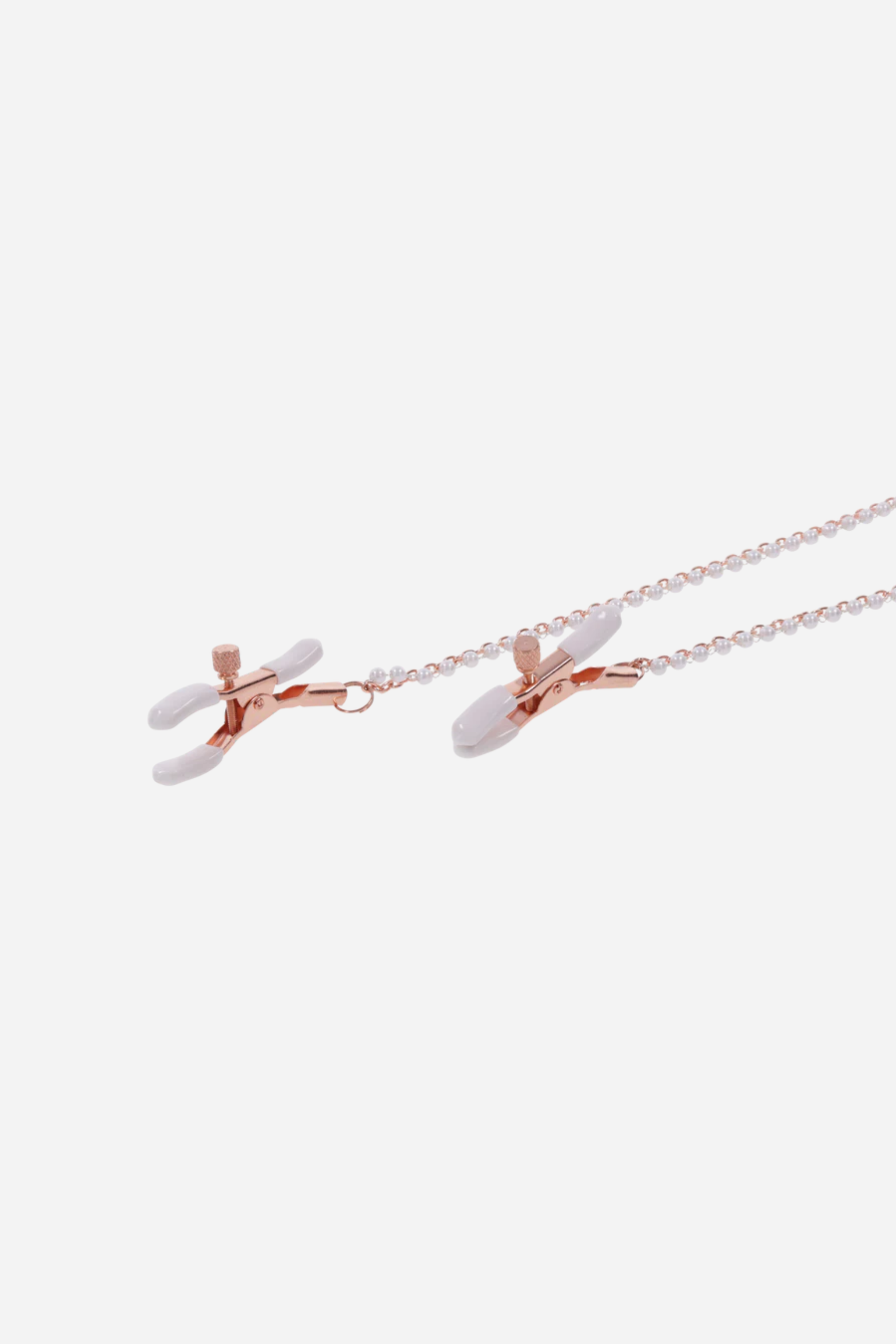 Inner Flirt Collar & Clamps Set in Peachy Cream Pink