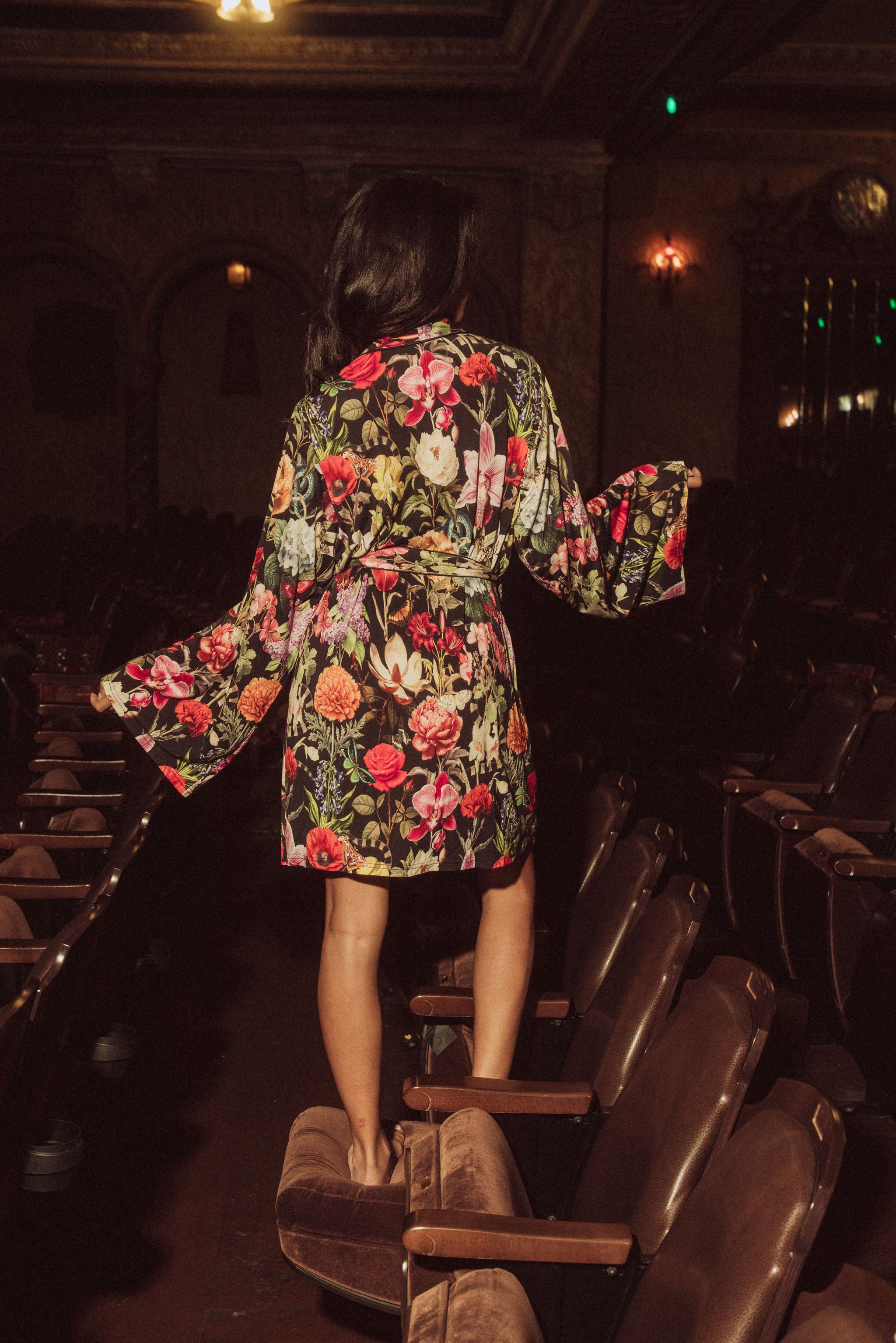 Kilo Brava Modal Robe in Garden of Eden