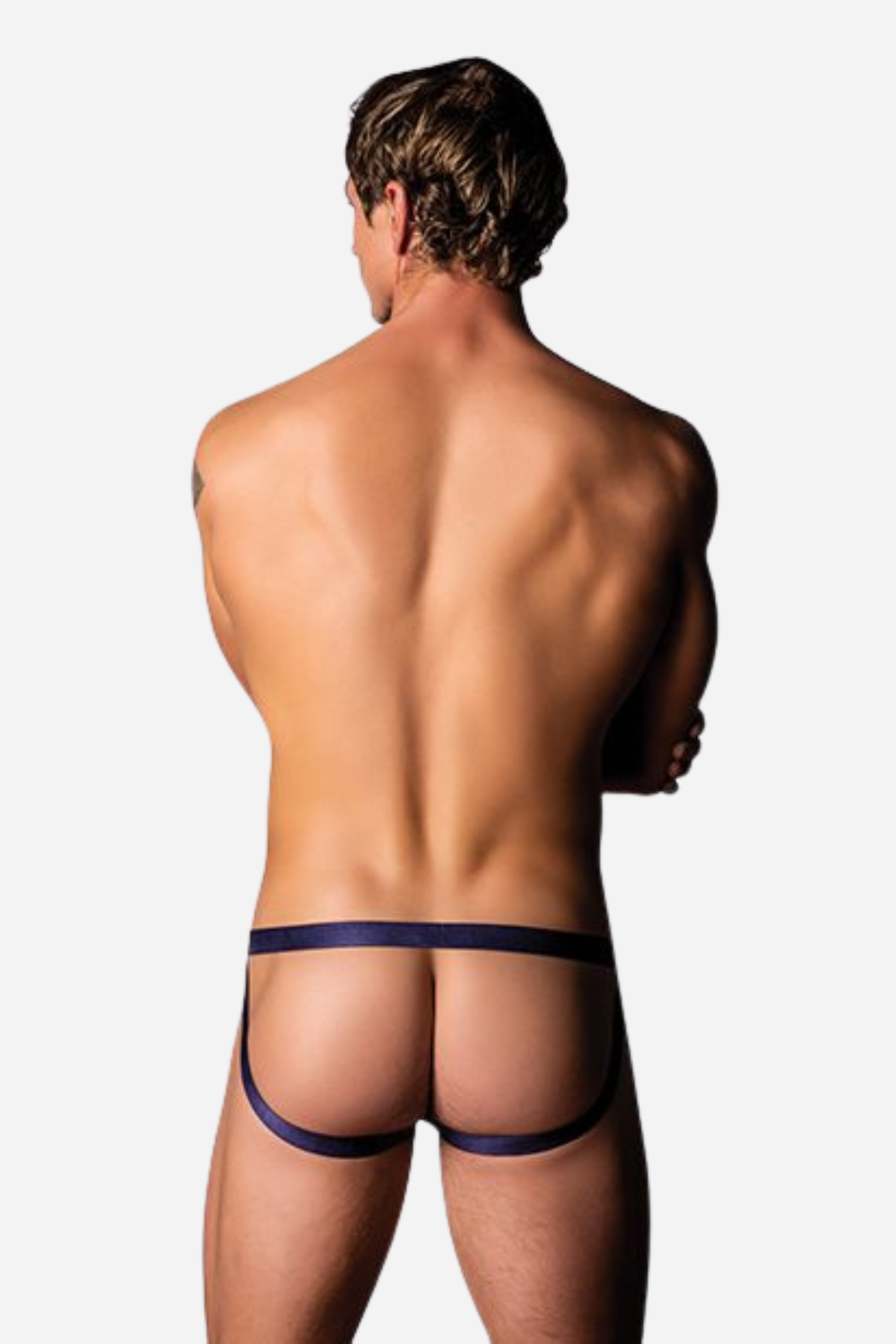 Love Star Strappy Jock Strap in Purple