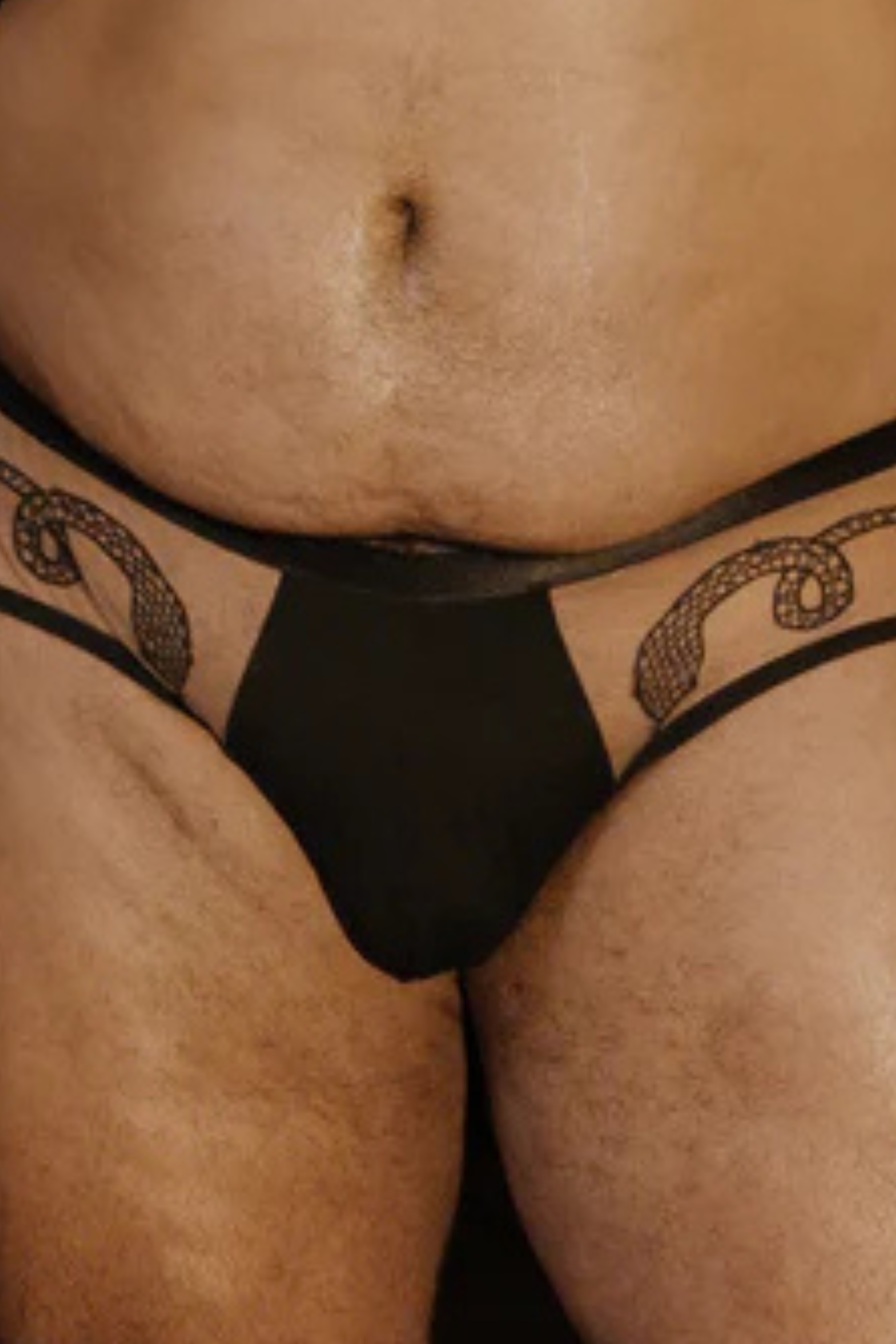 Medusa's Curse Pouch Brief Butterscotch & Black