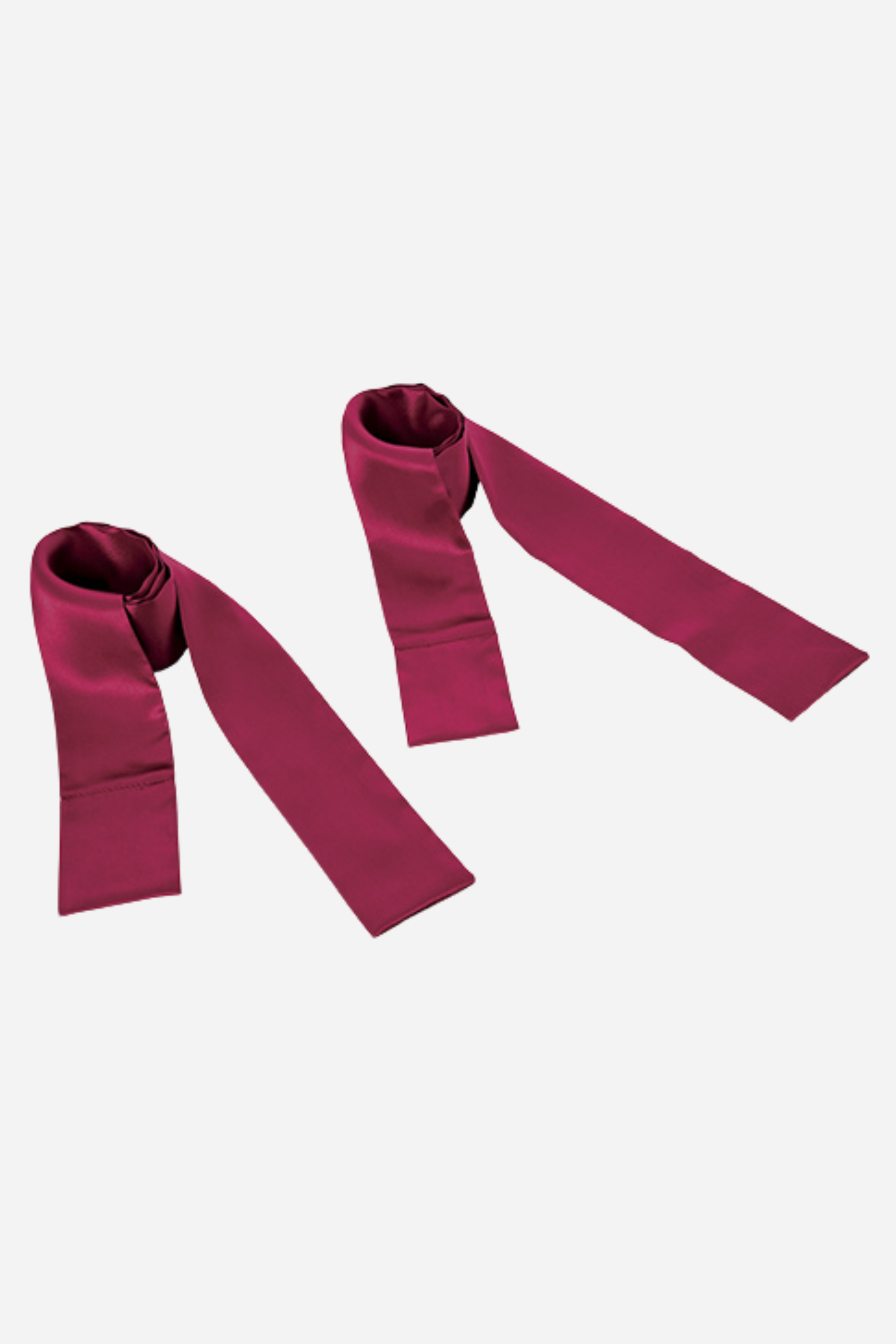 Playful Mischief Silky Dual Restraint Blindfold in Burgundy