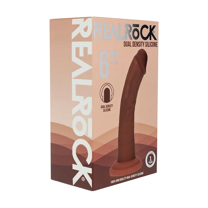 Real Rock Dual Density 6" Curved Dildo