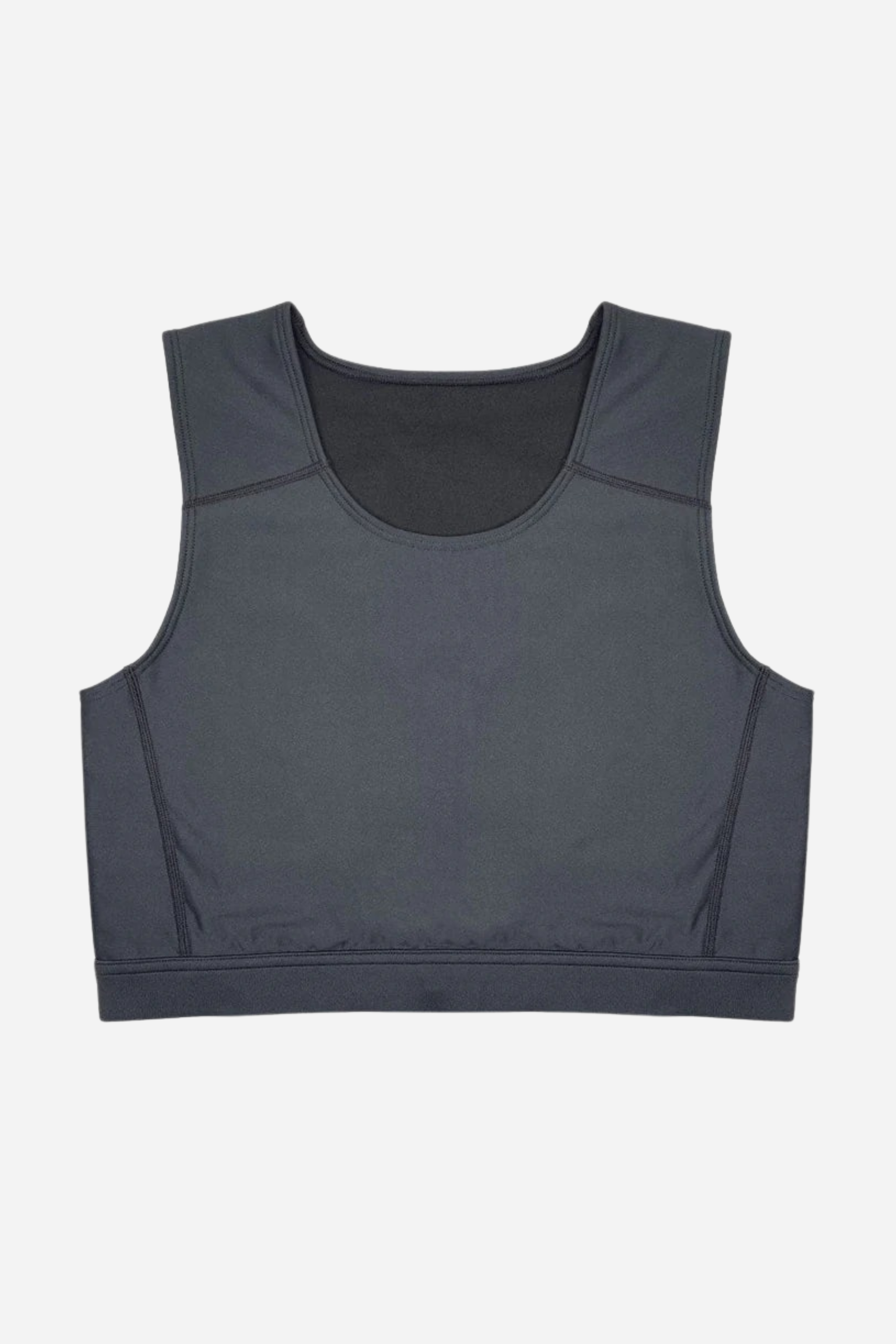 RodeOH Cropped Compression Binder in Black
