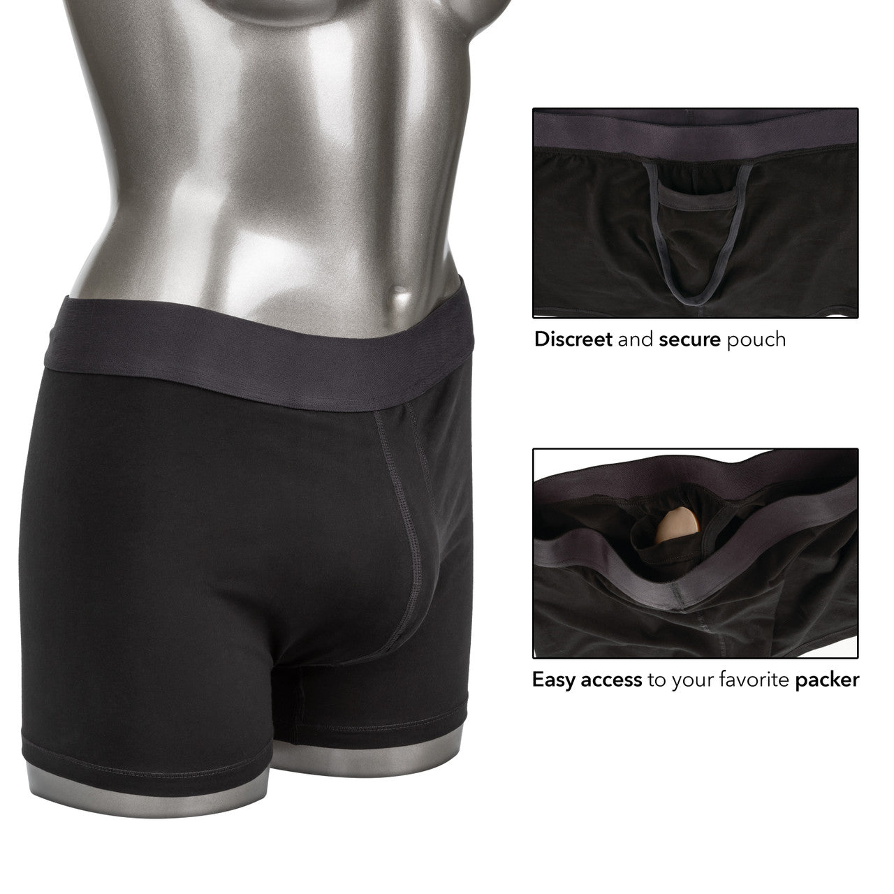 Pack Up Packing Boxer in Black