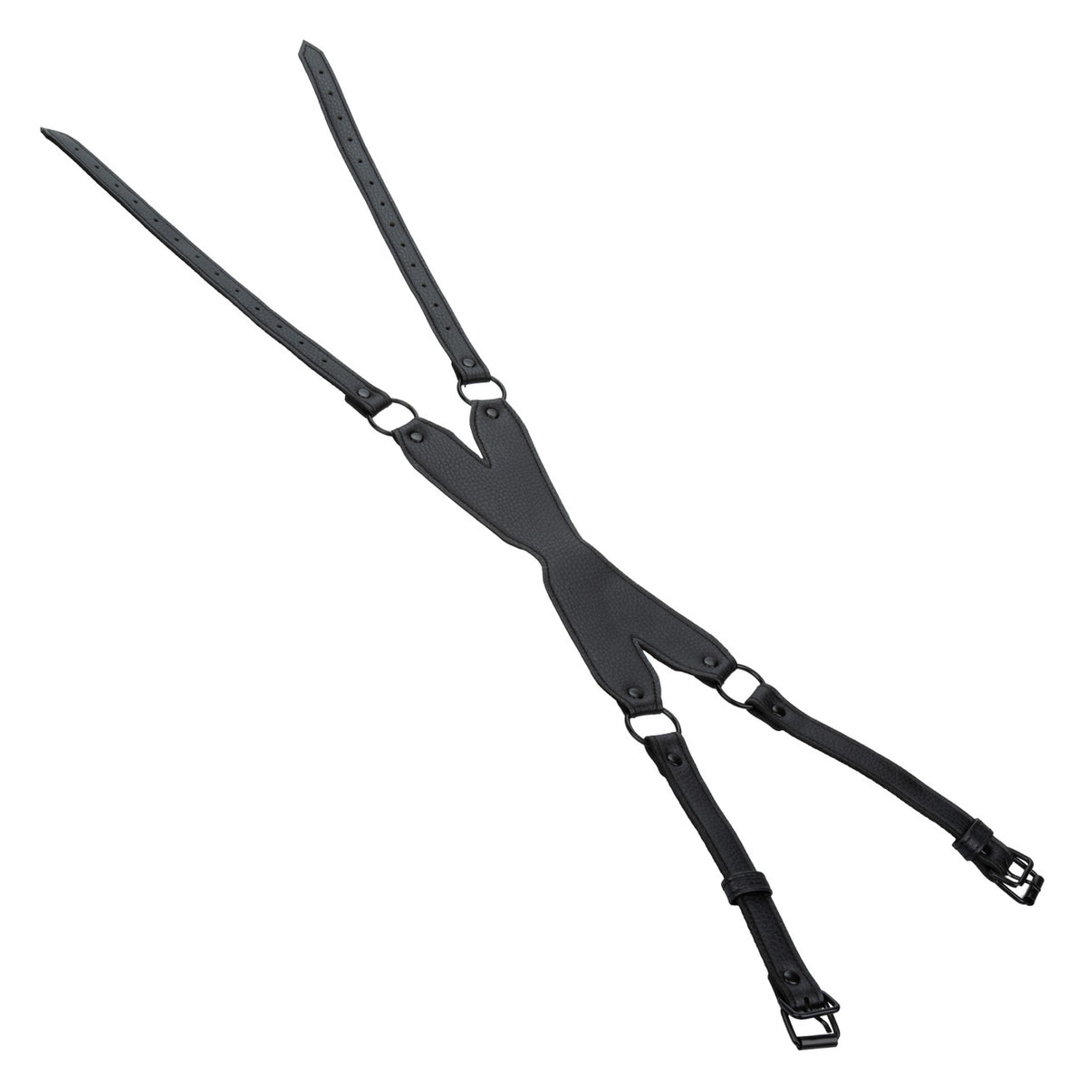 At Night Faux Leather X-Mask Blindfold