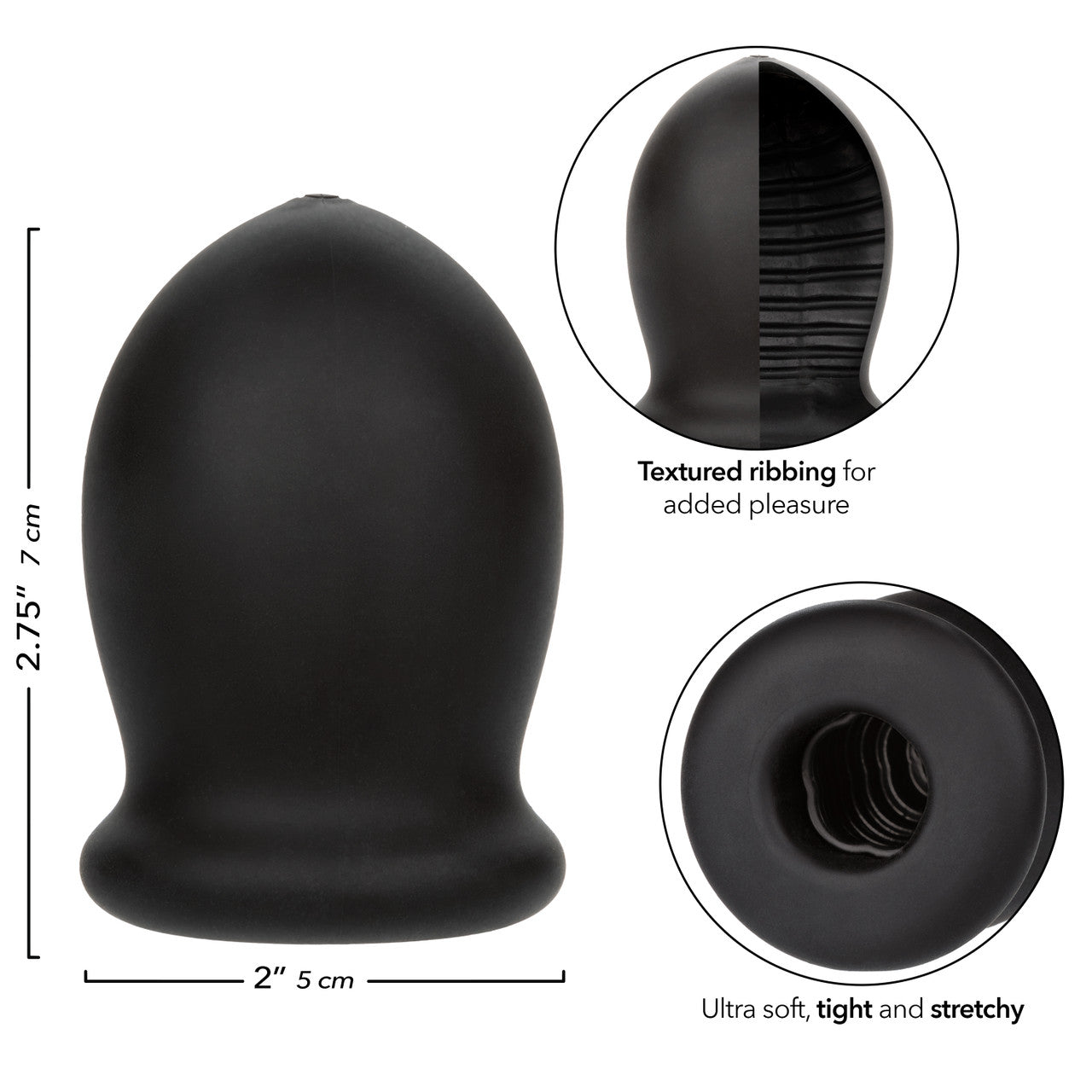 Boundless Buzzing Pleasure FTM Vibrating Silicone Stroker