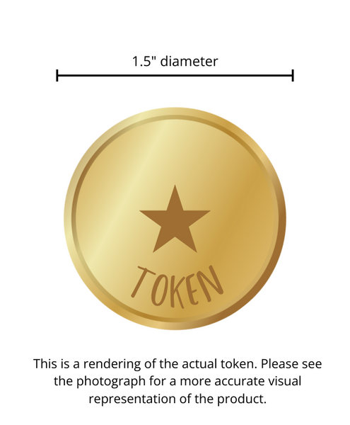 Naked Massage Sexy Time Token in Gold
