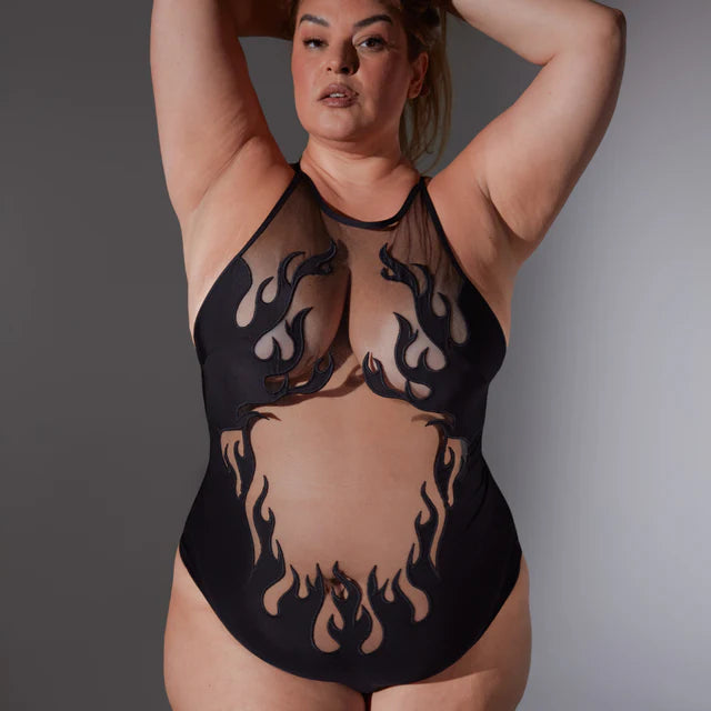 Smokin' Mirrors Teddy in Black