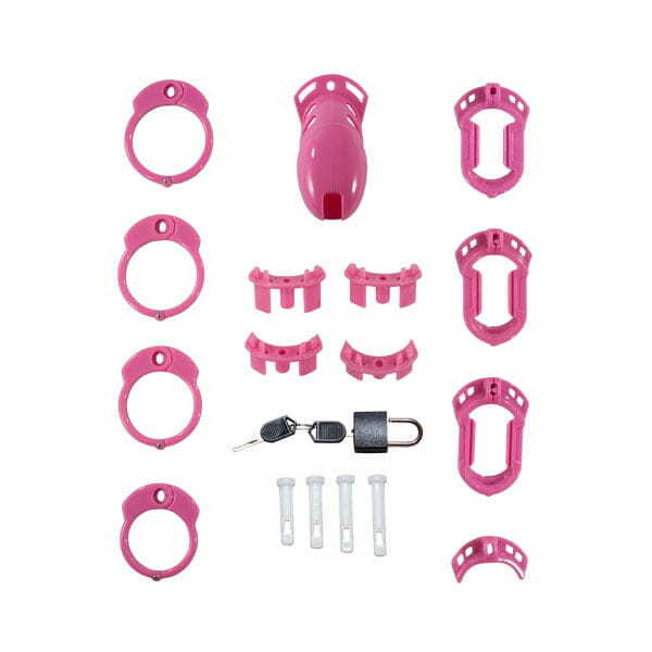 Locked In Lust The Vice Plus Chastity Cage in Clear