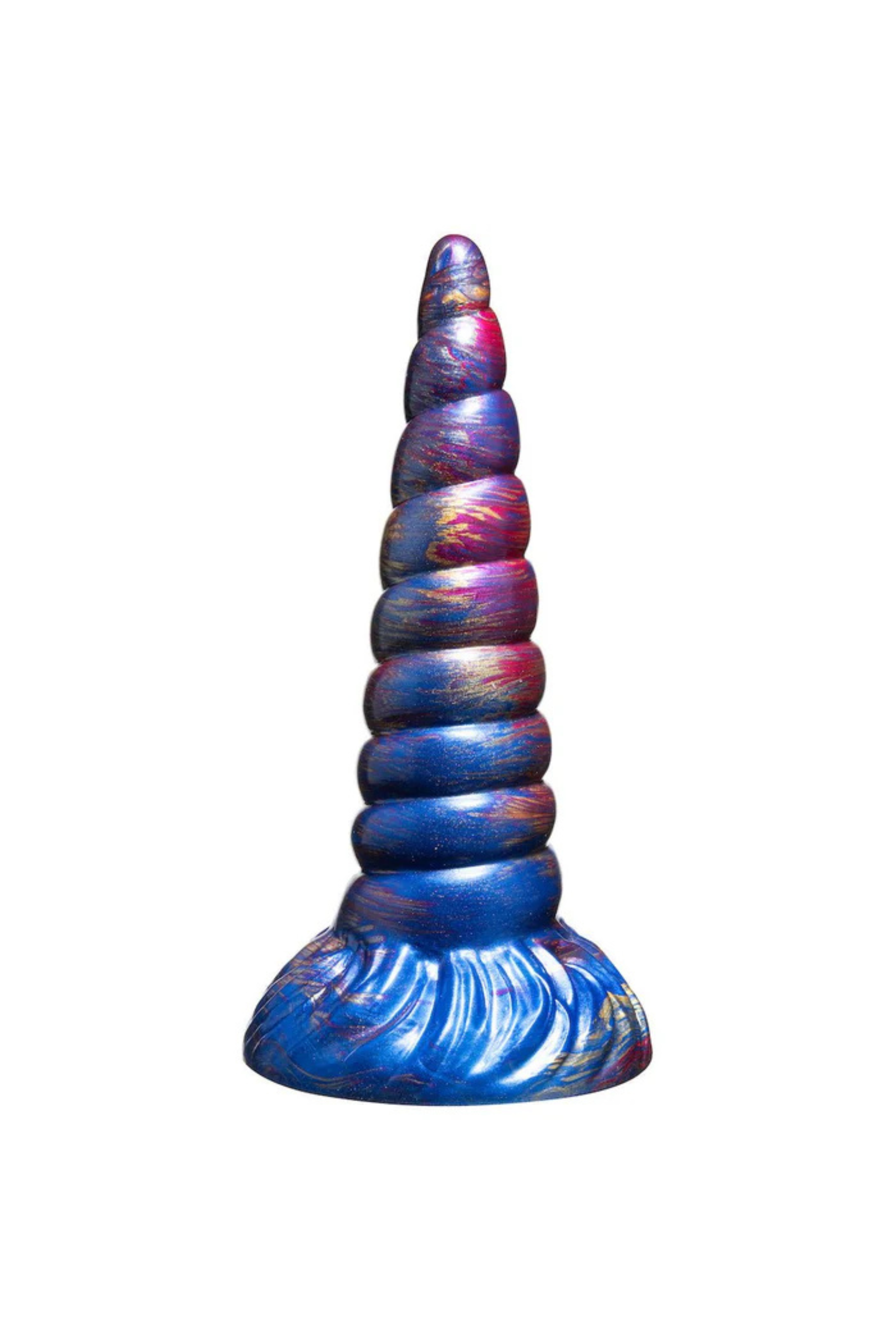 Unicorn Horn Fantasy Dildo in Pearlescent Nebula