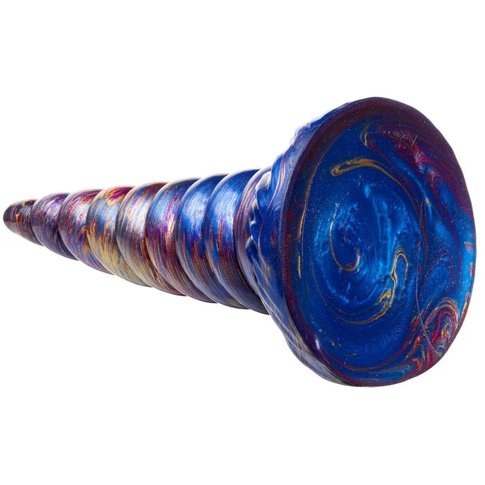 Unicorn Horn Fantasy Dildo in Pearlescent Nebula
