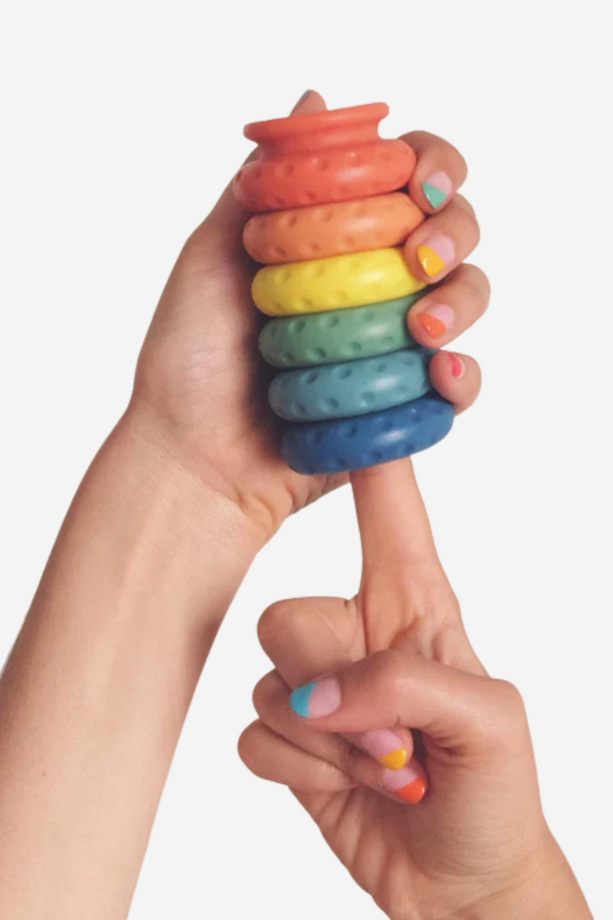 OhNut Stackable Bumper in Rainbow