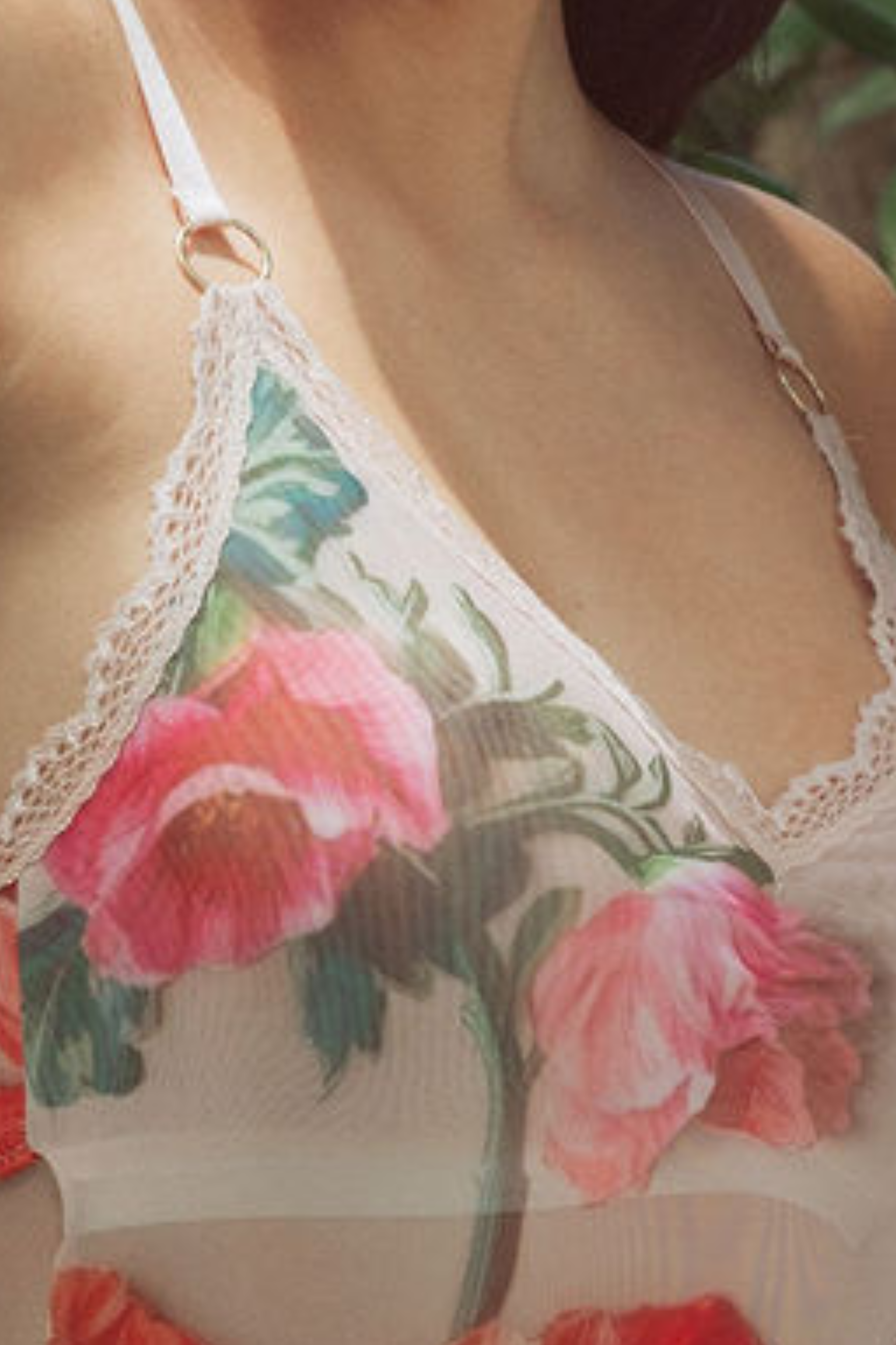 Kilo Brava Mesh Teddy in Tropical Florals