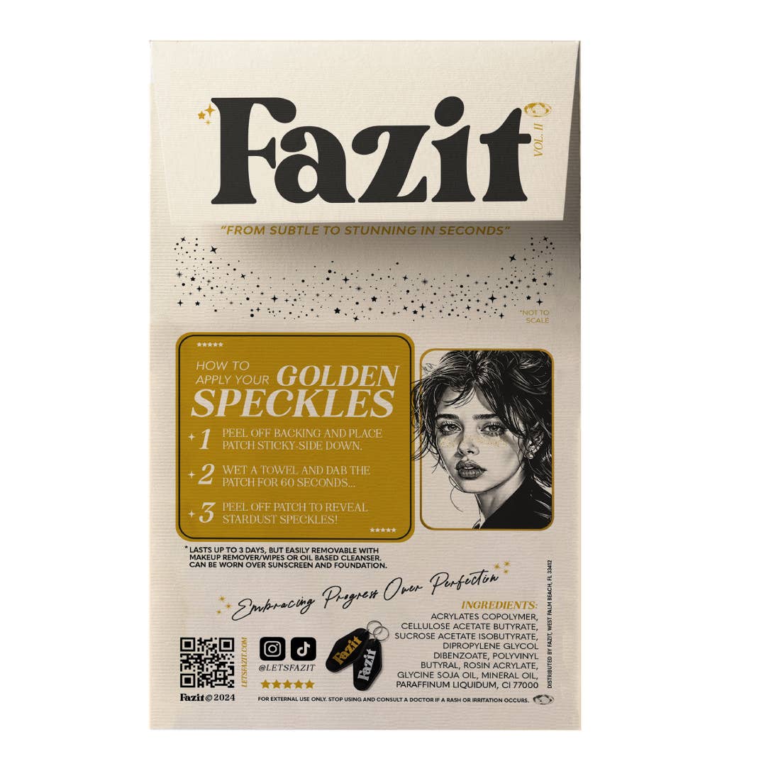 Fazit Glitter Freckles in Gold Speckles
