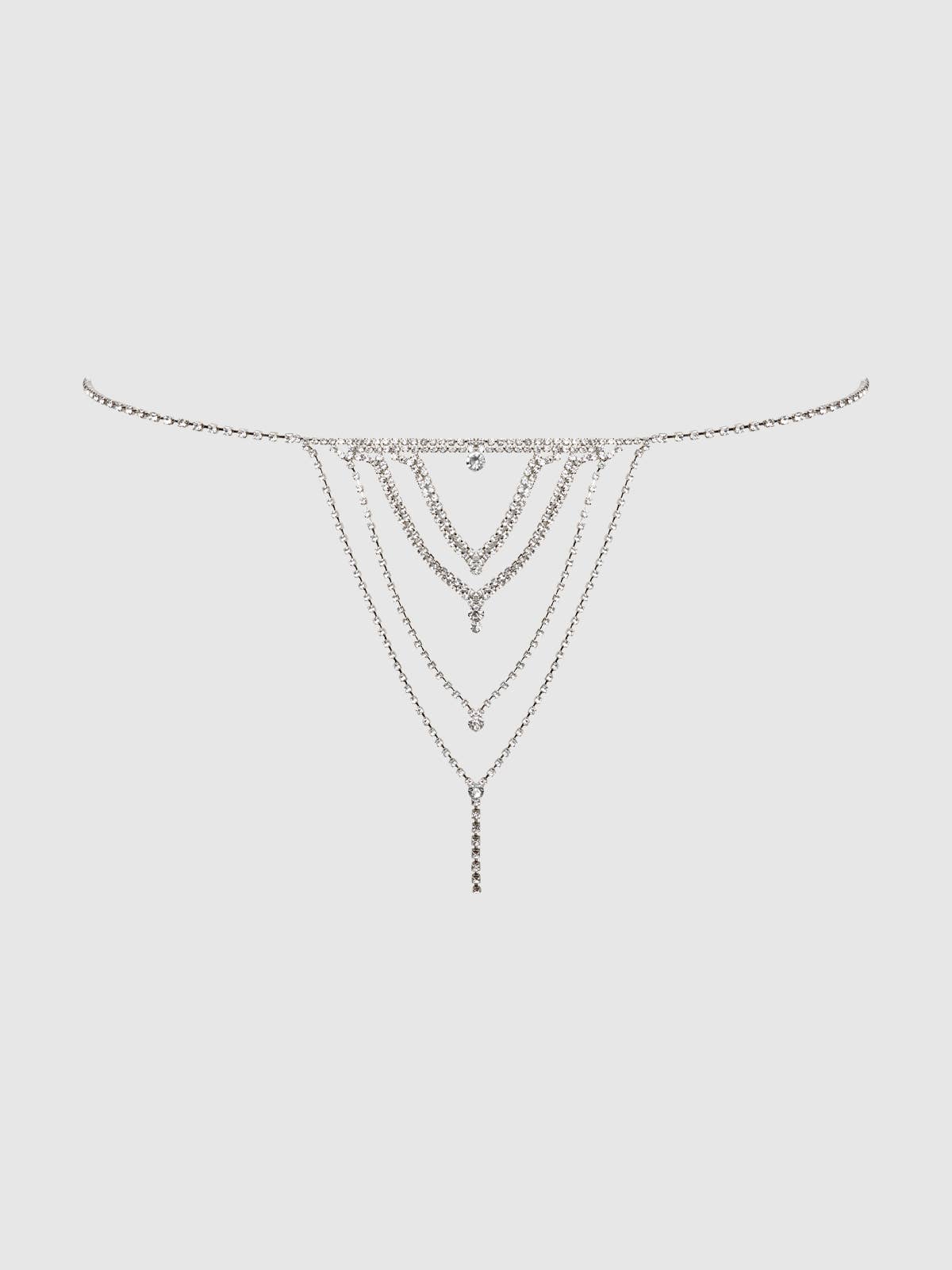Beguiled V Rhinestone Panty