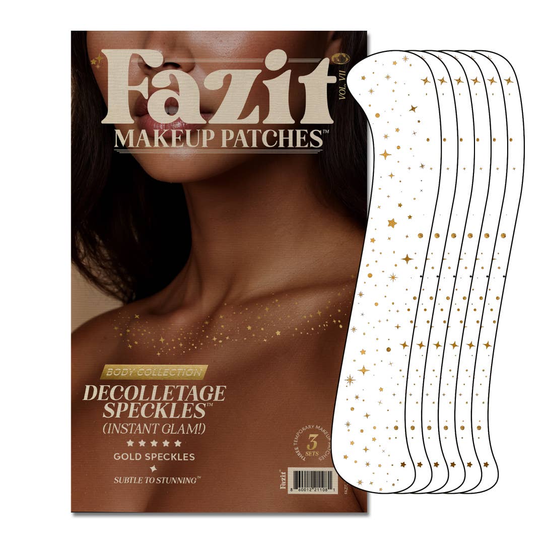 Fazit Decolletage Glitter Makeup in Gold Speckles