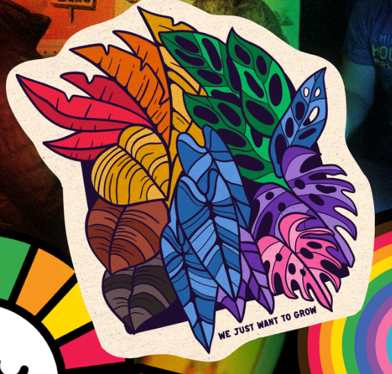 We Just Want to Grow Sticker