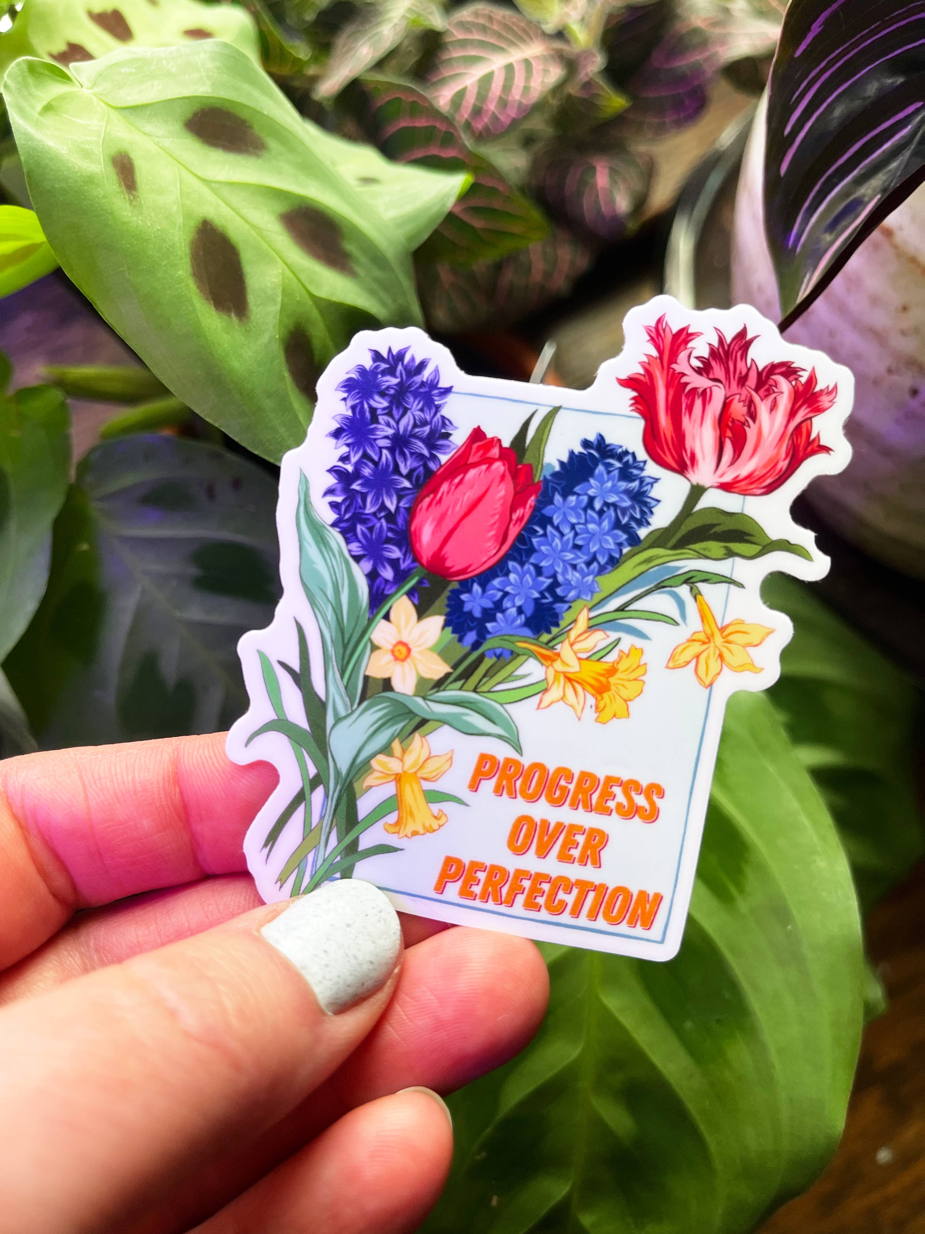 Progress Over Perfection Sticker