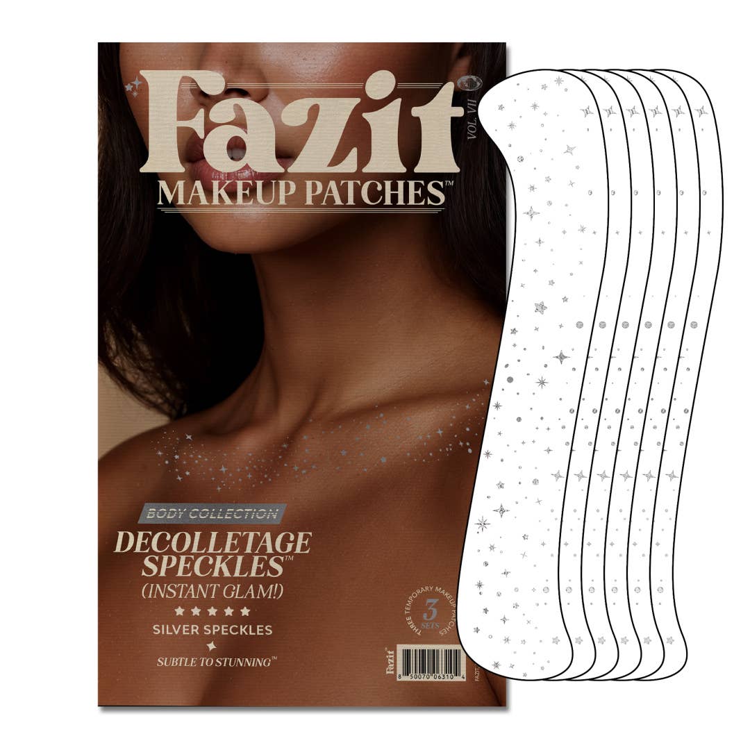 Fazit Decolletage Glitter Makeup in Silver Speckles