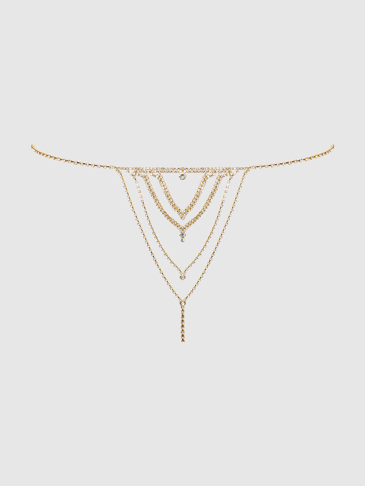 Beguiled V Rhinestone Panty