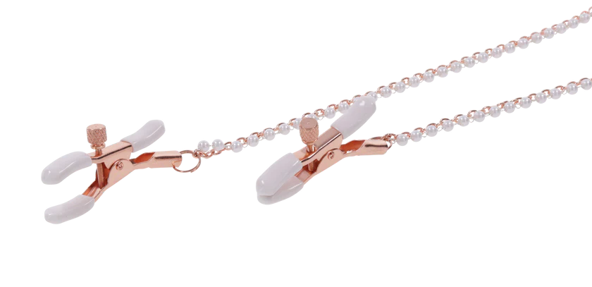 Inner Flirt Collar & Clamps Set in Peachy Cream Pink