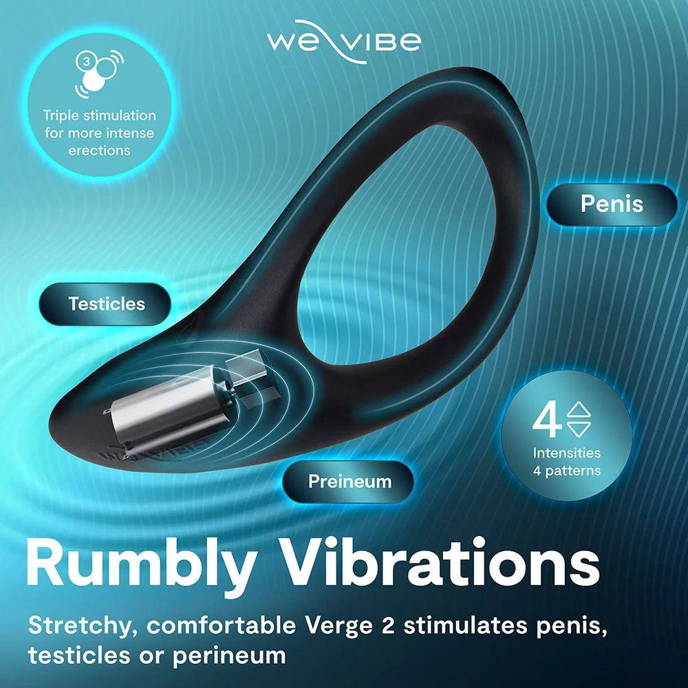 We-Vibe Verge 2 Vibrating Perineum Cock Ring